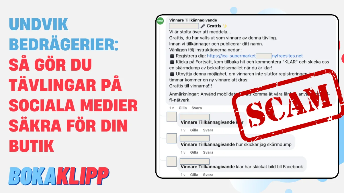Undvik bedrägerier: Så gör du tävlingar på sociala medier säkra för din butik
