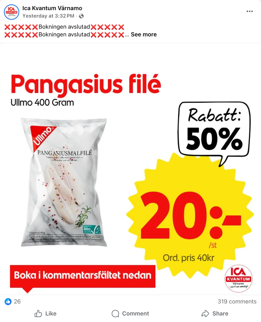 Bokaklipp kampanjexempel