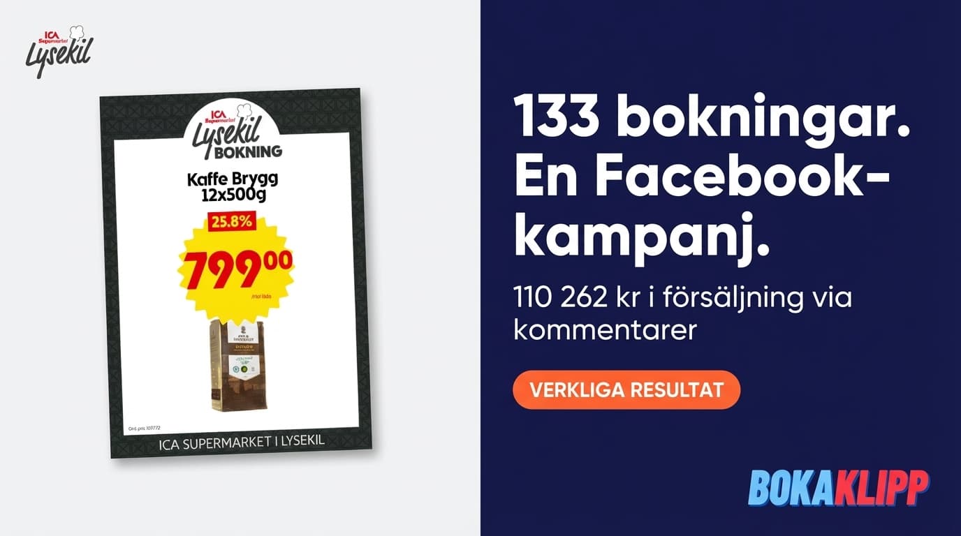 Så här sålde Ica Supermarket Lysekil för över 110 000 kr med Bokaklipp
