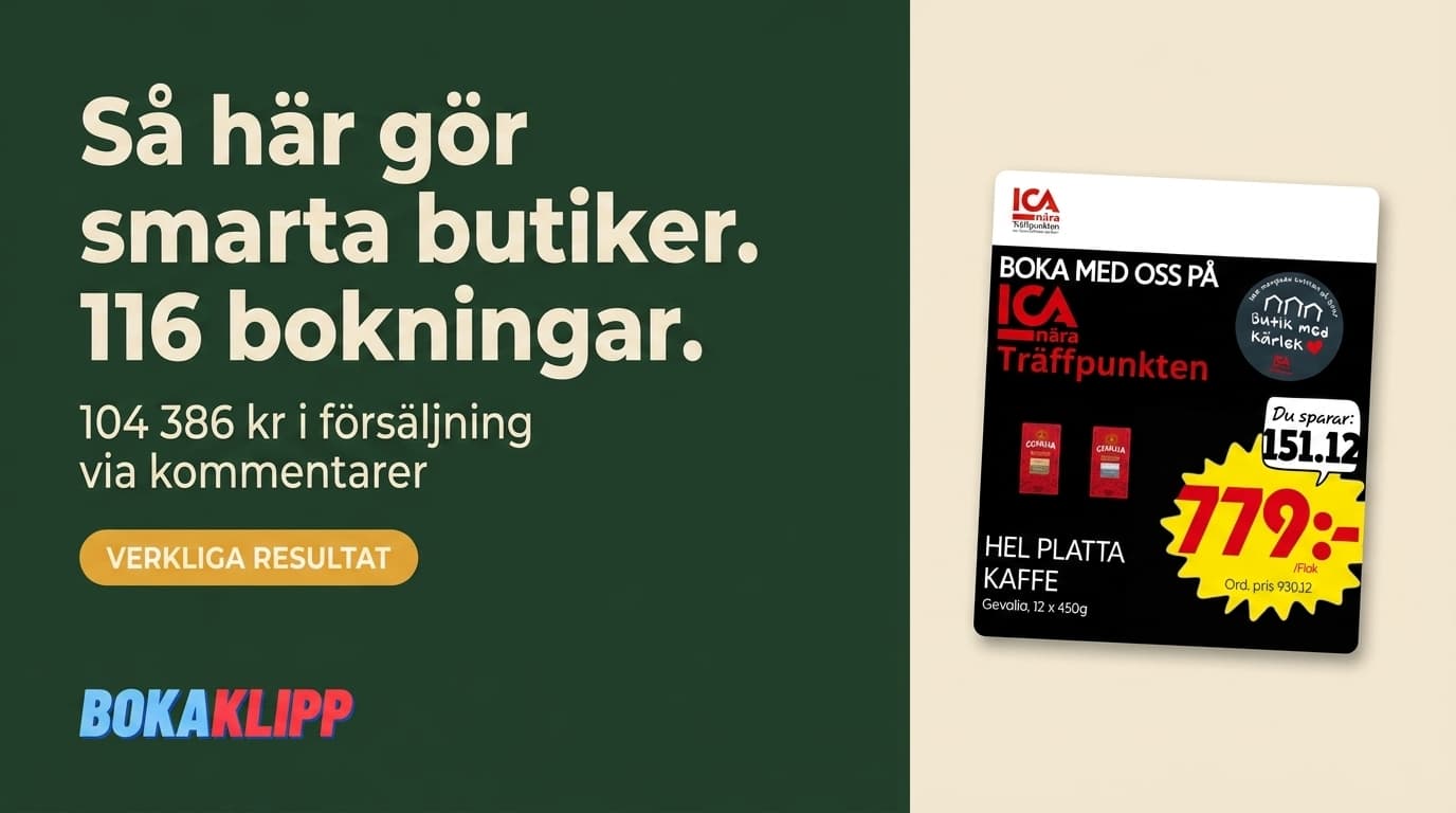 Se hur Ica nära Träffpunkten genererade över 100 000 kr i försäljning med en enda Bokaklipp-kampanj