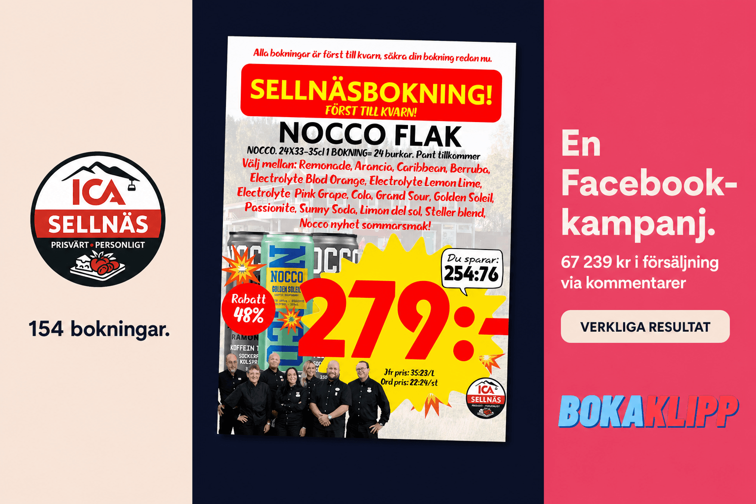 Hur ICA Nära Sellnäs ökade försäljningen med Bokaklipp