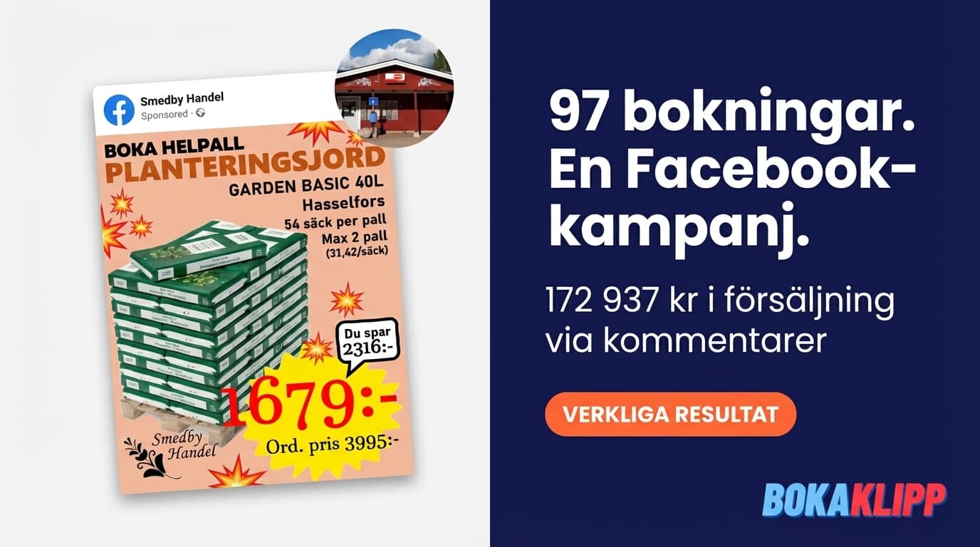 Smedby Handel Slog Försäljningsrekord med Bokaklipp: 172 937 kr på En Post!