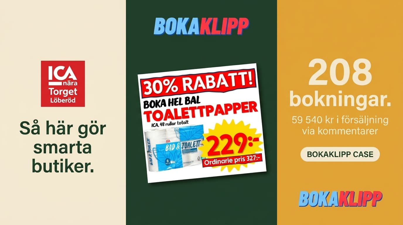 En enda post, 59 540 kr i försäljning: Så gjorde ICA Nära Torget Löberöd succé med Bokaklipp
