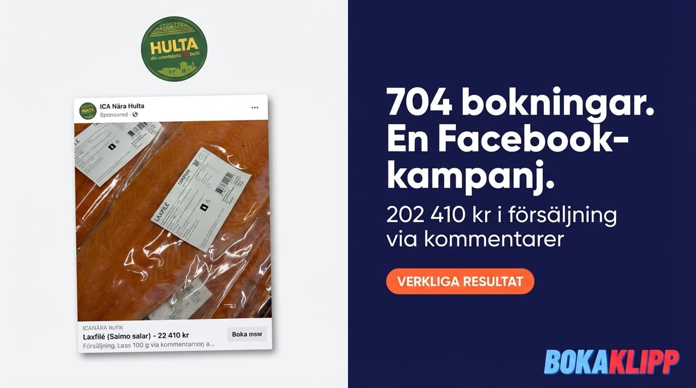 Så här sålde ICA Nära Hulta lax för över 200 000 kr med ett Bokaklipp!