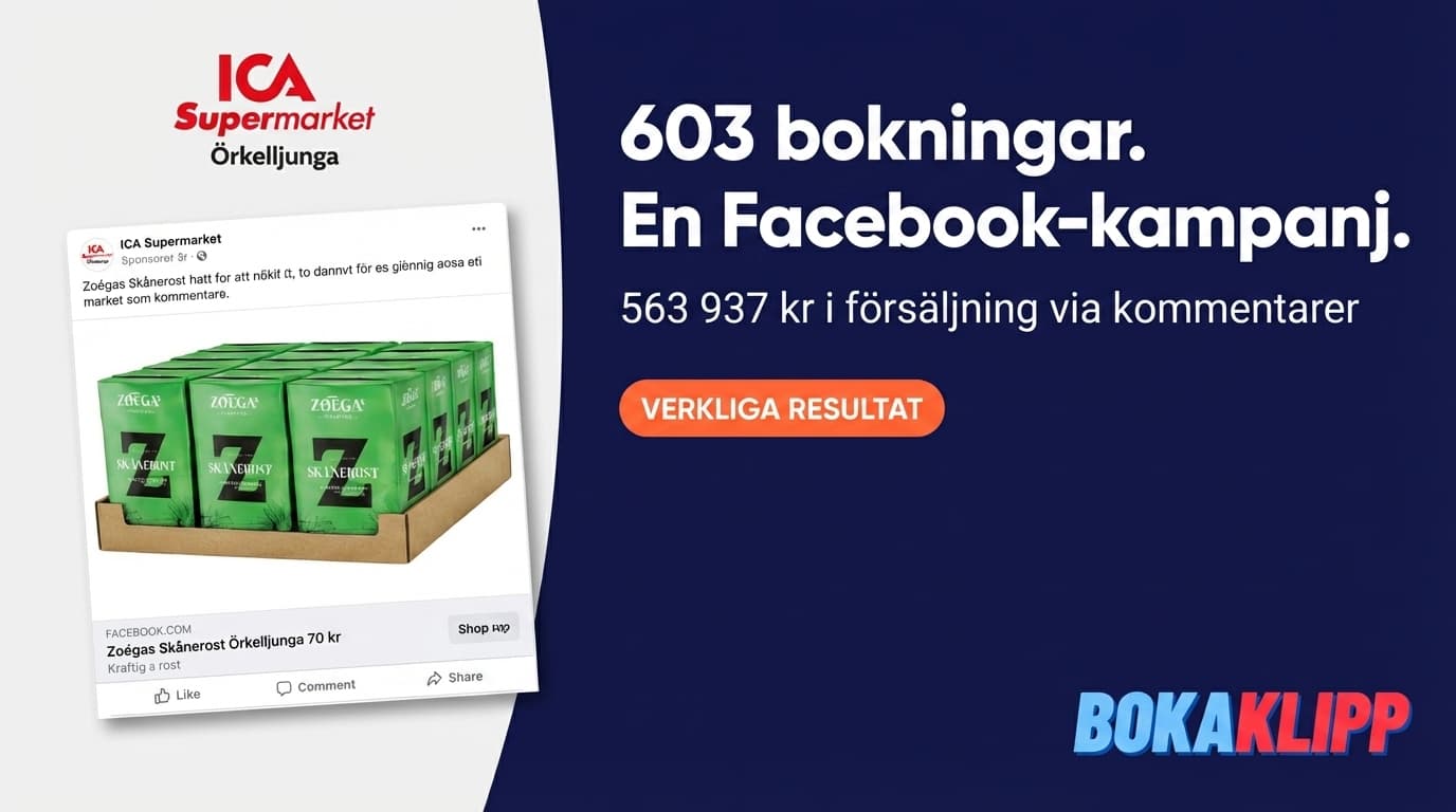 ICA Supermarket Örkelljunga: Över en halv miljon kronor i försäljning med ett enda Bokaklipp!