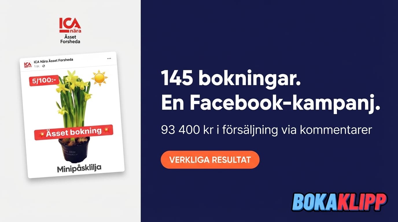 Så sålde ICA Nära Ässet Forsheda för 93 400 kr med ett enda Bokaklipp!