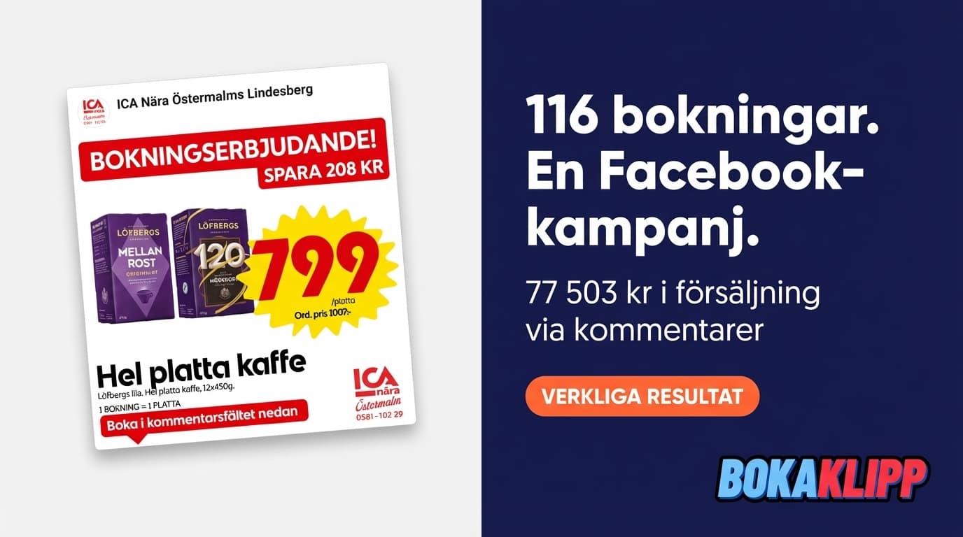 ICA Nära Östermalms Lindesberg: Så sålde de kaffe för 77 503 kr med en enda Bokaklipp-kampanj