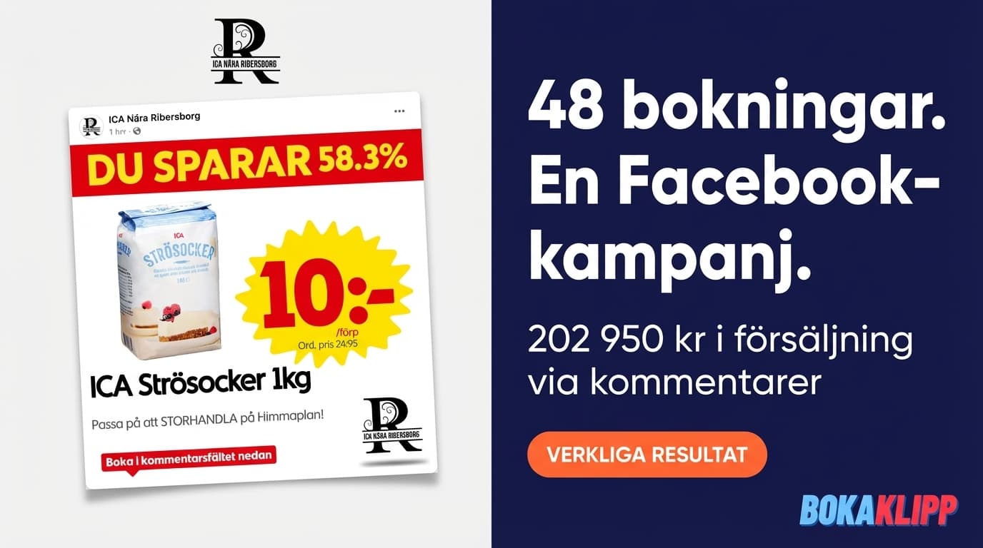 Så lyckades ICA Nära Ribersborg sälja för över 200 000 kr med ett enda Bokaklipp!