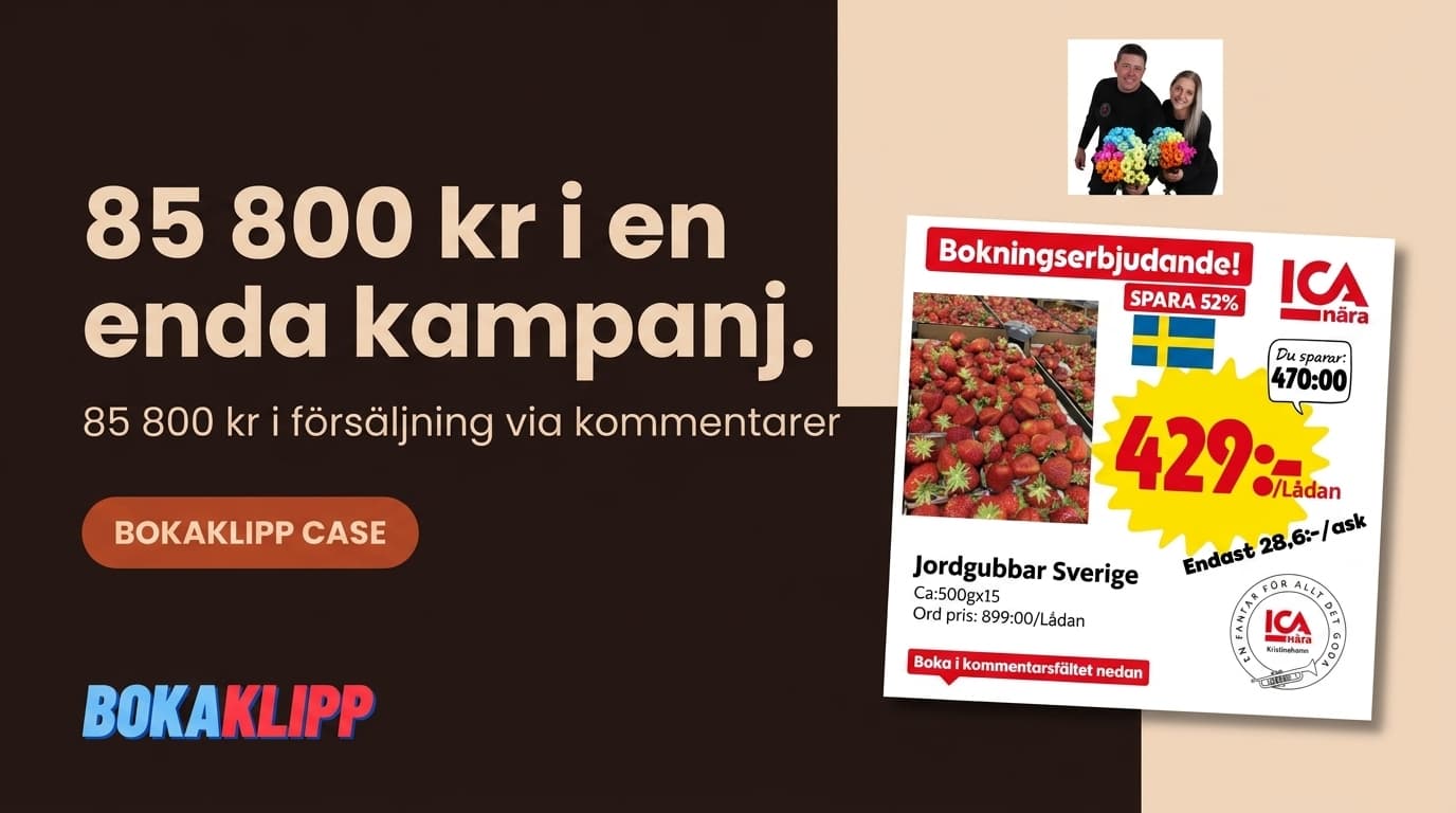 Hur ICA Nära Kristinehamn sålde för över 85 000 kr med en Bokaklipp-kampanj
