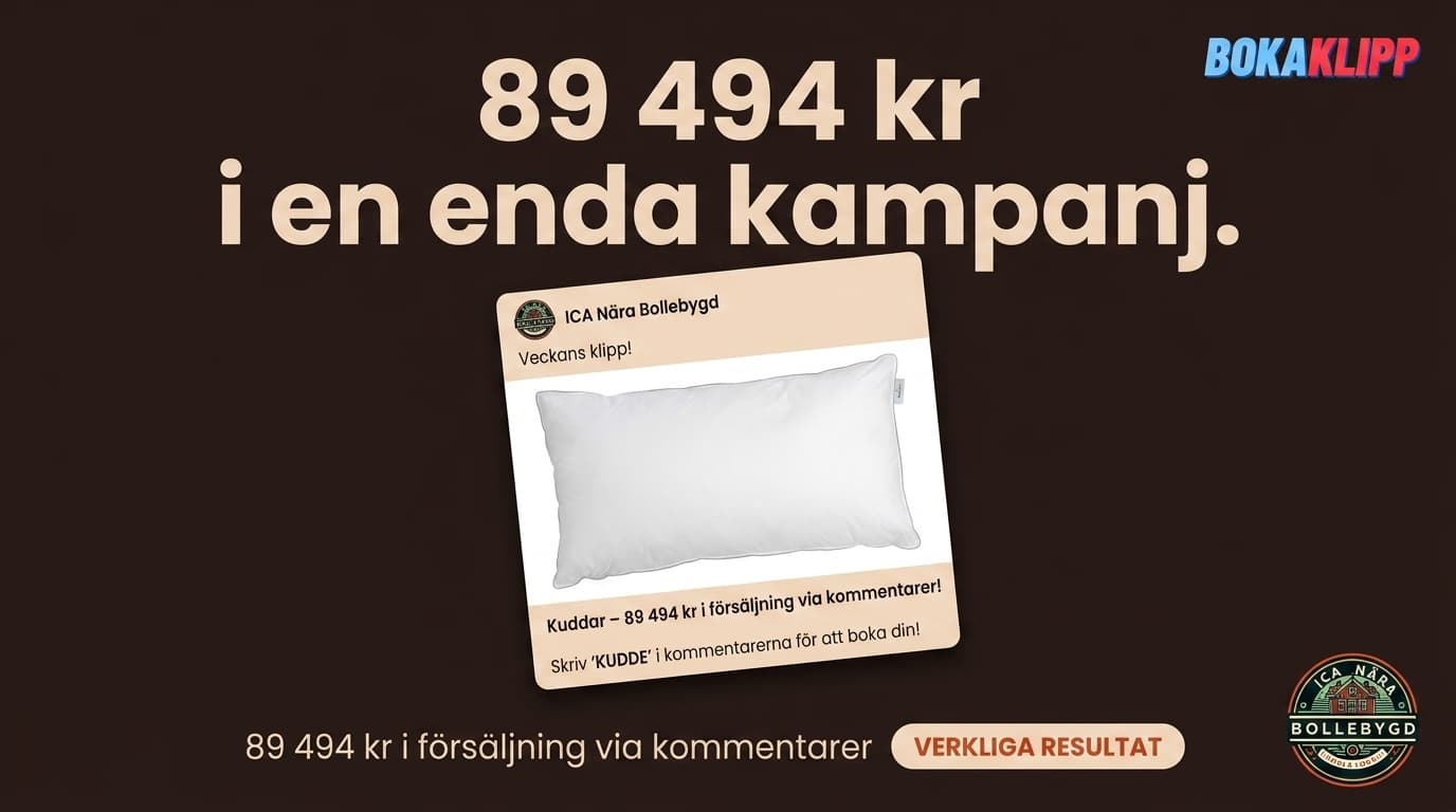 ICA Bollebygd: Så här sålde de hotellkuddar för nästan 90 000 kr med Bokaklipp