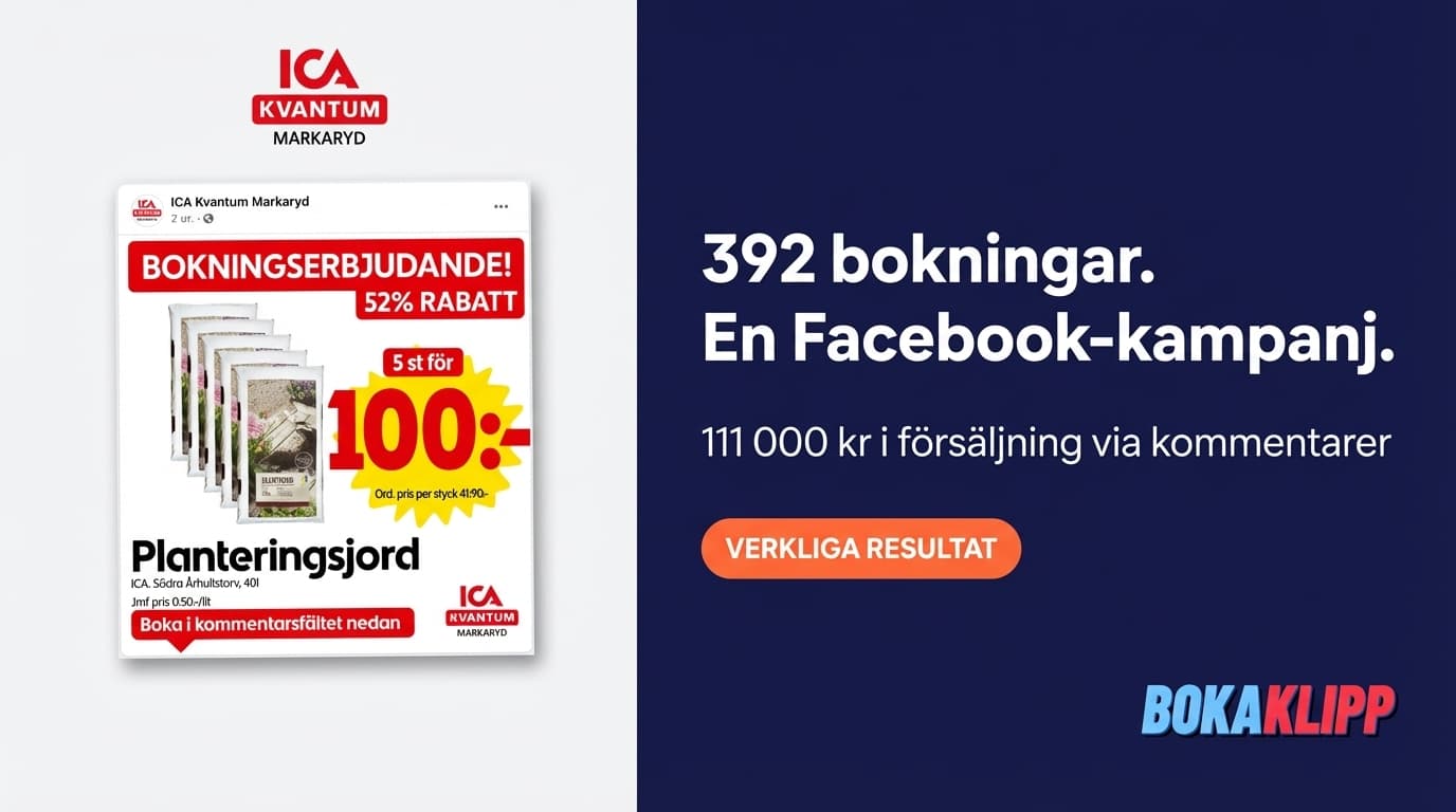 Hur ICA Kvantum Markaryd sålde för över 111 000 kr med en Bokaklipp-kampanj